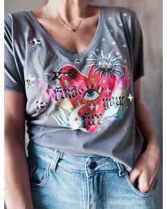 Remera find your fire DTF en internet
