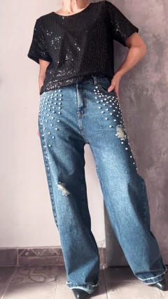 Remera Glam lentejuelas - comprar online