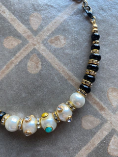 Collar popurri 3 en 1 art 410 - Natalia Dubinsky Customizacion de prendas y Objetos