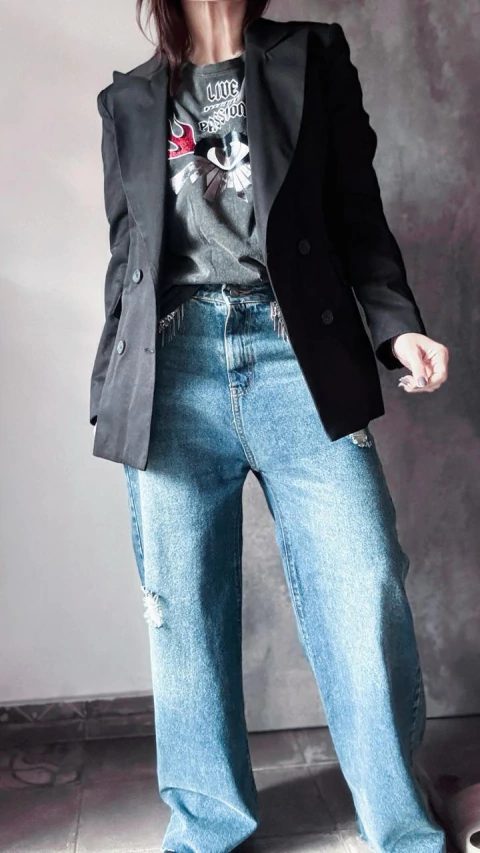 Wide leg Ranch glam guarda pedregullo