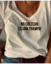 Remera No crezcan, es una trampa! - comprar online