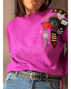 Sweater Nilo apliques - tienda online