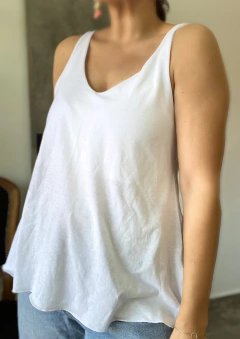 Musculosa roulotte blanca - comprar online