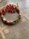 Collar gold heart art 304