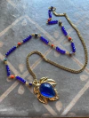 Collar Dije hoja gold art 427