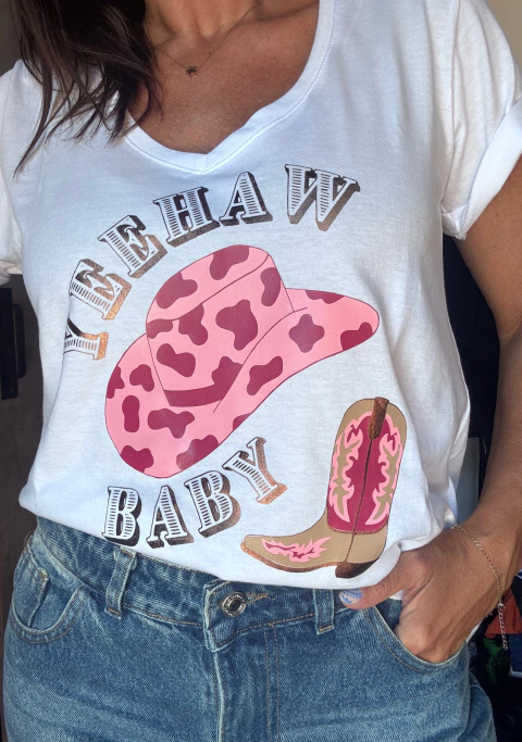 Remera yeehaw baby