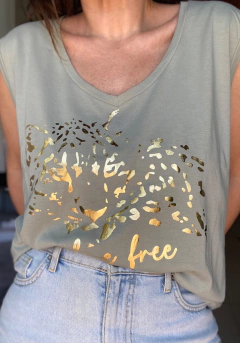 Remera Summer live free foil - tienda online