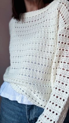 Sweater calado Tulum - comprar online