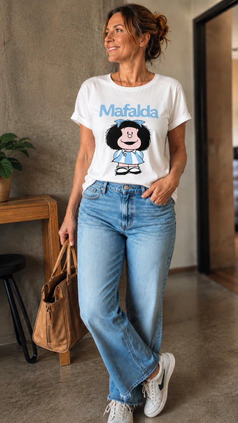 Remera Mafalda Argentina en internet
