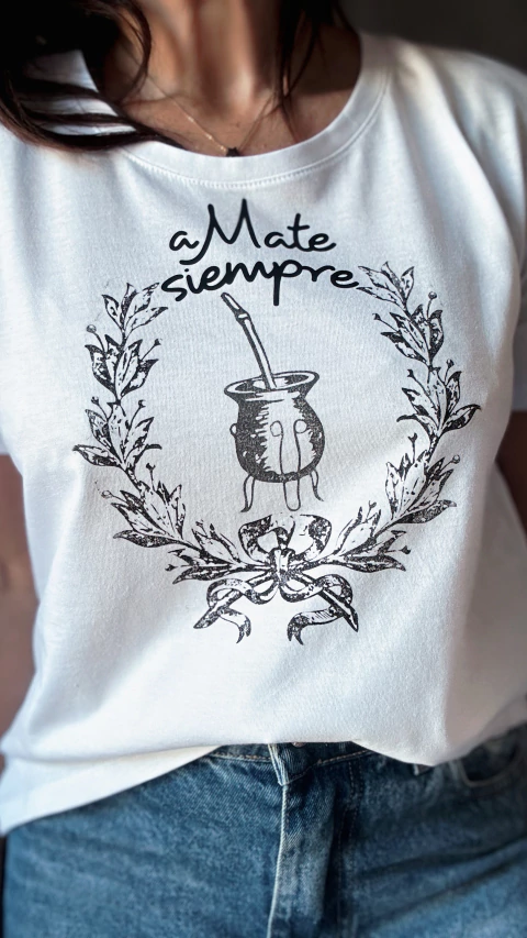 Remera A mate siempre - comprar online