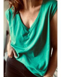 Remera Summer sin mangas( sin frunce) - Natalia Dubinsky Customizacion de prendas y Objetos