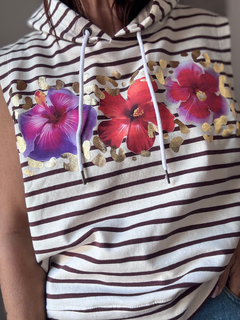 Chaleco rayado hawaii - comprar online