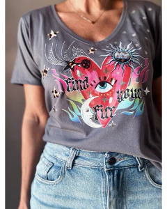 Remera find your fire DTF - comprar online