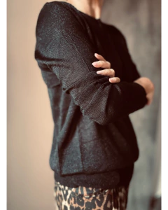 Sweater Lurex - Natalia Dubinsky Customizacion de prendas y Objetos