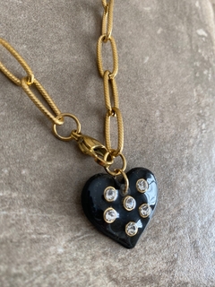 Cadena corazon strass art 261 en internet