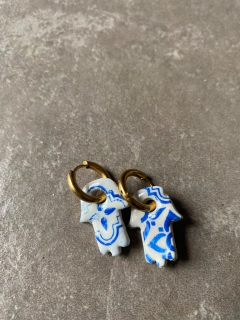 Aros Santorini variedades art 383 - Natalia Dubinsky Customizacion de prendas y Objetos