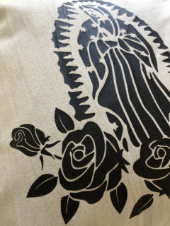 FUNDA de almohadón Lupita (black)GRIS CLARO - comprar online