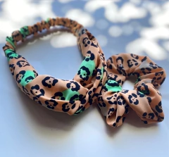 set turbante animal print / verde
