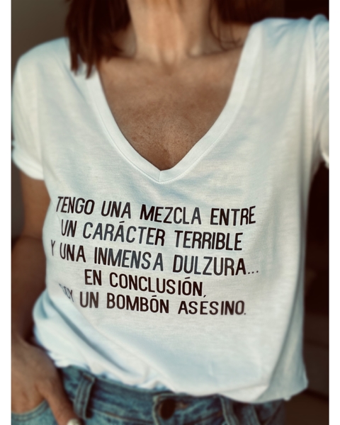 Remera Bombón asesino