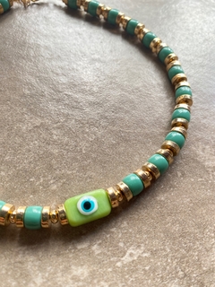 Collar ojo vidrio art 358 - comprar online