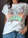 Remera línea Rainbow Rock and roll aguila