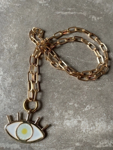 Collar super ojo margarita art 340