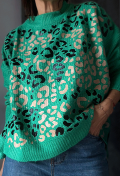 Sweater Nilo print combinado - Natalia Dubinsky Customizacion de prendas y Objetos