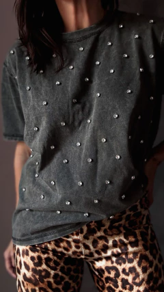 Remera washed galaxia strass - buy online