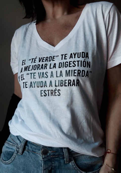 Remera El Té verde te ayuda a mejorar la digestión