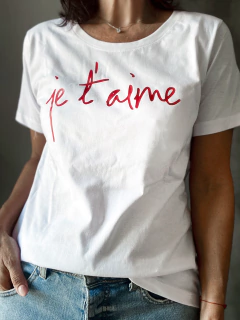 Remera je t' aime - comprar online
