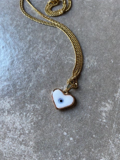 Cadena dijesito corazon con resina art 156 - comprar online