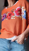 Sweater calado pop Hawaii