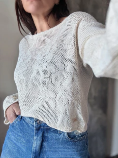 Sweatercito calado roses en internet