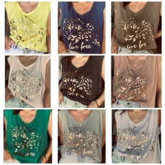 Remera Summer live free foil