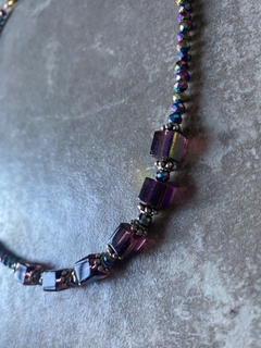 Collar cubitos tornasol art 375 - comprar online
