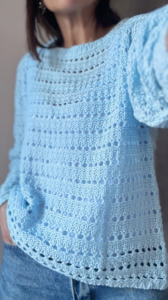 Sweater calado Tulum - comprar online