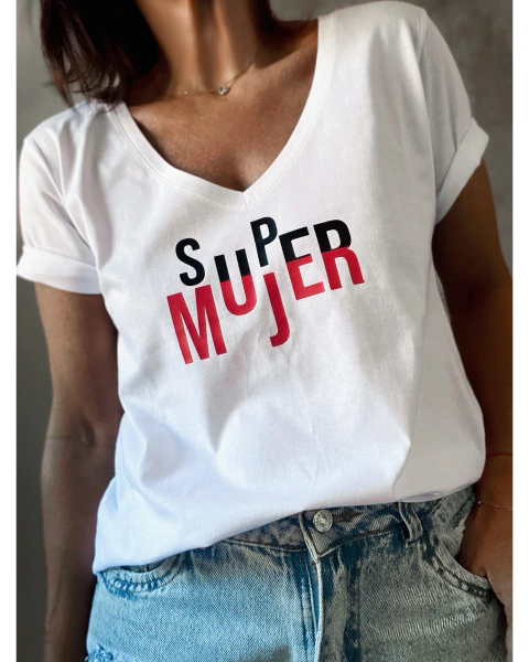 Remera Super Mujer - comprar online