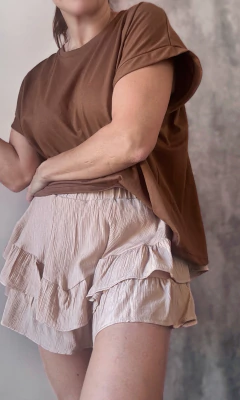 Short volado crepe bambula - comprar online