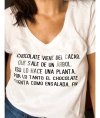 Remera El chocolate viene del cacao