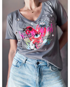 Remera find your fire DTF