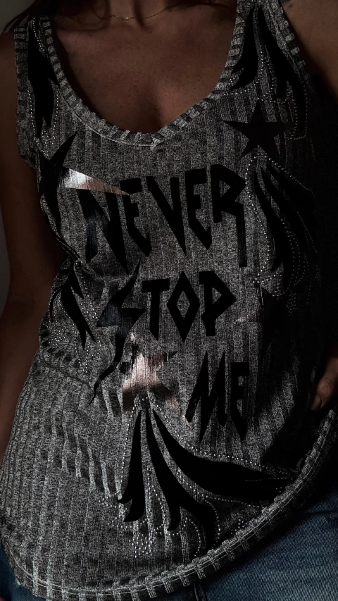 Musculosa morley glam NEVER STOP ME