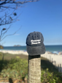 Cap Amor negro prelavado/ happy mind happylife - comprar online
