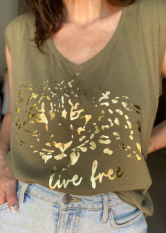 Remera Summer live free foil - comprar online