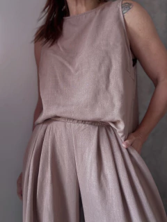 Set Lino Palazzo - Natalia Dubinsky Customizacion de prendas y Objetos