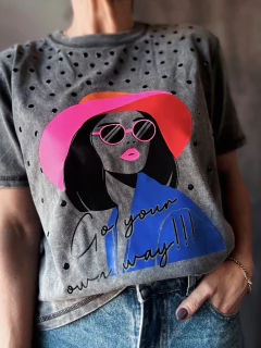 Remeras washed Chicas