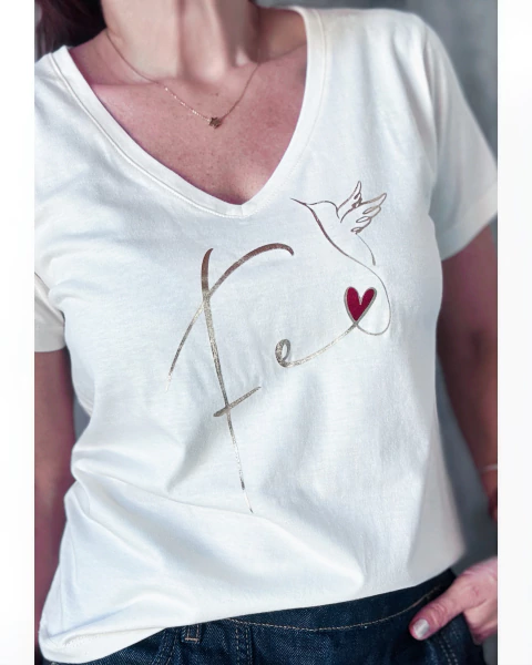 Remera Fe Colibrí