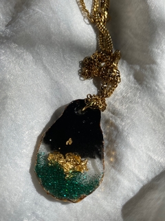 Geoda glitter Verde