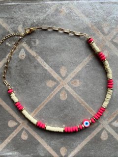 Cadena fimo corazón passion na internet