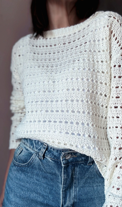 Sweater calado Tulum - tienda online
