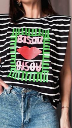 Remera Morley Rayada Diseños